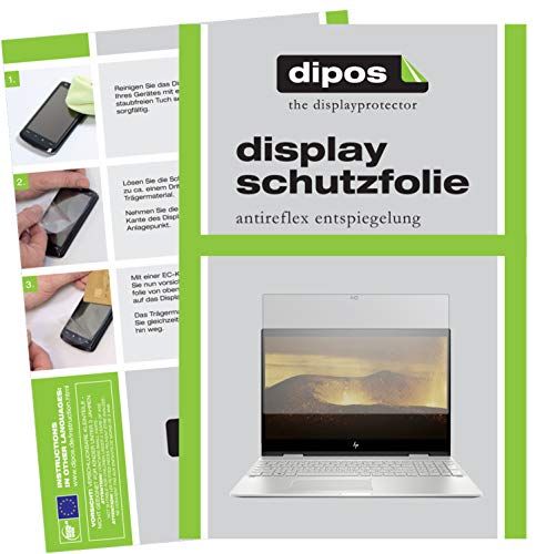 dipos I 2X beschermfolie mat compatibel met HP Envy X360 13,3 inch folie screen protector