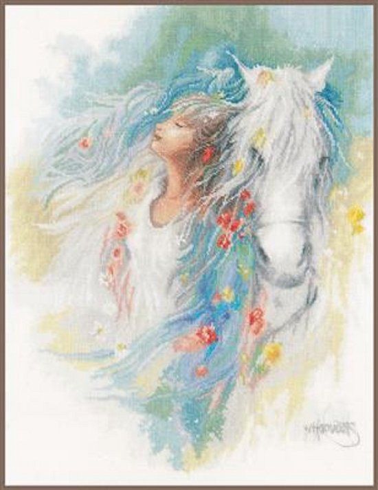 Lanarte borduurpakket PN0178401 willem haenraets, "thoughts"
