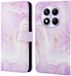 imoshion Design Bookcase - Geschikt voor Xiaomi Redmi Note 14 Pro (4G) - Purple Marble