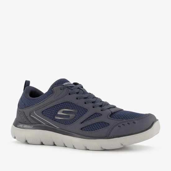 Skechers Summits South Rim heren sneakers blauw - Maat 46 - Memory Foam