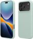 kwmobile hoesje geschikt voor Apple iPhone 17 Pro - Hoesje met siliconen coating - Smartphone case in cool mint
