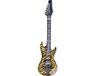 Finidi Guitare gonflable imprimé tigre