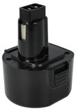 vhbw batterie compatible avec Dewalt DC727, DC980, DC756, DC855KA, DW907, DC750KA, DC981, DW050K, DW050, DW926, DW902 outil (3000 mAh, NiMH, 9,6 V)