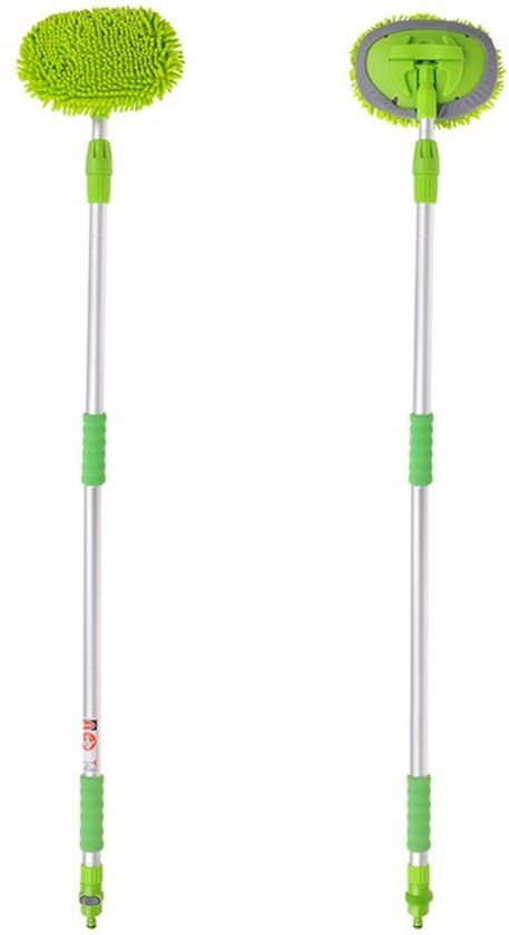 Pro Plus Wasborstel Chenille - Telescopische Steel - Uitschuifbaar tot 2.50 meter