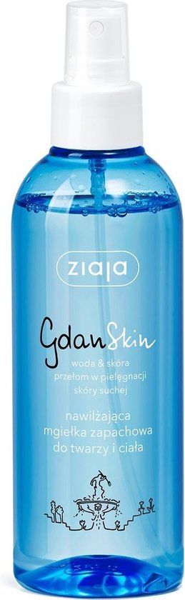 Ziaja Gdanskin Moisturizing Fragrance Mist For Face And Body - 200ml - Women - Woody Scent