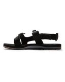 QUIKSILVER Sandalen 'Monkey Caged' zwart / wit
