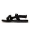 QUIKSILVER Sandalen 'Monkey Caged' zwart / wit
