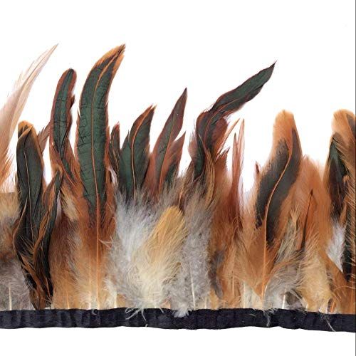 Sowder Veerboord met franjes, 12,7-17,8 cm breed, ca. 4,5 meter natuur