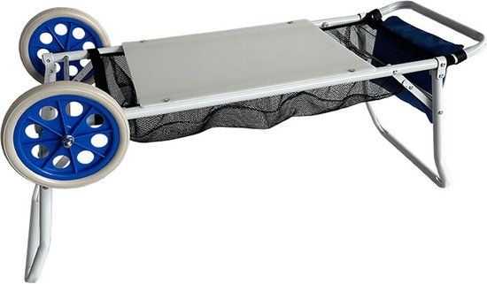 Marbueno Multifunctionele kar - Wit - PVC - Staal - 108 x 51 x 51 cm