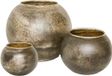 LOBERON Vaas set van 3 Orvellas grijs