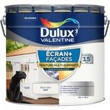 Dulux Valentine - Peinture Écran+ Multi-supports Façade - Protection 15 Ans Sur 15 Matériaux - Mat Blanc 10 L