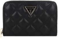GUESS Giully II SLG Medium Zip Around Wallet Zwart
