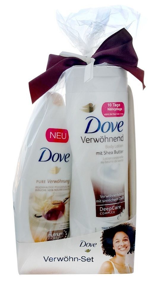 Dove Geschenkset Shea Butter Body Lotion Nutrium Moisture