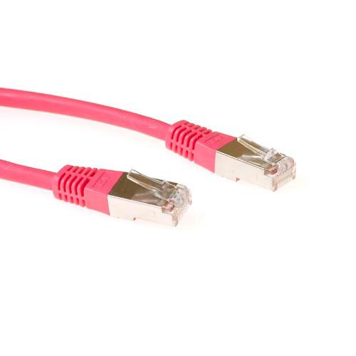 ACT Rode 2 meter LSZH SFTP CAT6 patchkabel met RJ45 connectoren