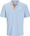 JACK&JONES JJVERNER POLO SS Heren Poloshirt - Chambray Blue Melange