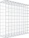 Gabion de fixation type 2 100 cm x 100 cm x 30 cm (L x H x P), maille 10 cm x 10 cm, C-ring