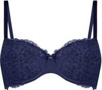Hunkemöller Dames Lingerie Voorgevormde beugel bh Marine - Blauw - maat C80