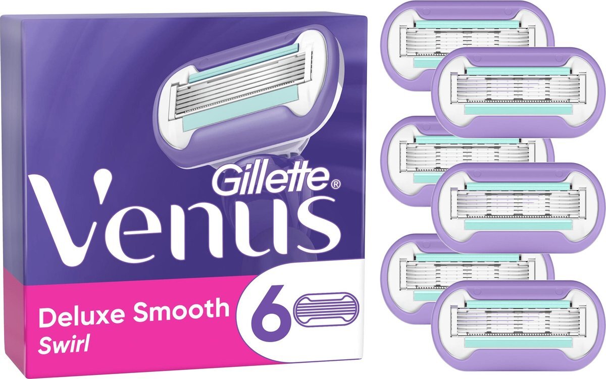 Gillette Deluxe Smooth Swirl Scheermesjes Voor Vrouwen