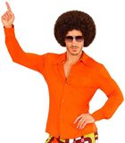 Widmann Hippie Kostuum Groovy Garry 70s Heren Shirt Oranje Man Large / XL