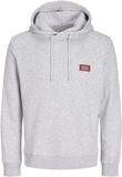 Jack & Jones Trui Jjrush Sweat Hood 12298428 White Melange Mannen Maat - S