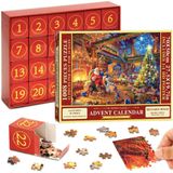 Kerst Adventskalender Puzzle - 1008 pièces - 24 jours