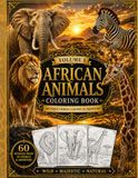 African Animals Coloring Book
