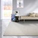 Elle Decoration Wollen tapijt Pradesh - natuurlijk woonkamertapijt - handgeweven en milieuvriendelijk - boho-tapijt, wol voor woonkamer, slaapkamer, eetkamer, hal, keuken - natuurlijk wit, 120 x 170