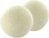 JE Home Deco Factory Wasbollen - 2 stuks - Wol - Wit