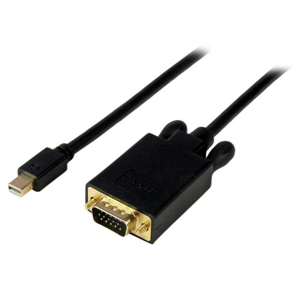 StarTech.com Mini DisplayPort naar VGA Adapter Kabel - 1.8m - Zwart