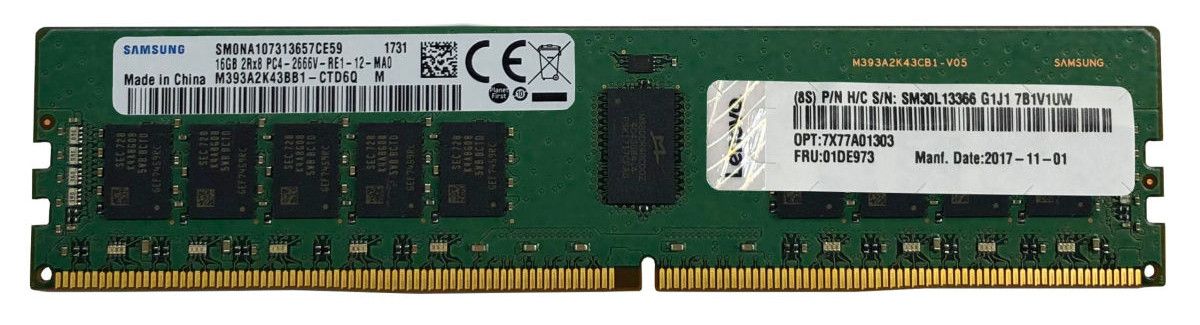 Lenovo 4X77A08632 - Geheugenmodule - 16 GB (DDR4 3200 MHz)