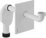 Geberit Siphon encastré avec plaque de recouvrement Plastique Blanc