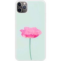 Apple Siliconen hoesje compatibel met iPhone 11 Pro Max Rose Flower