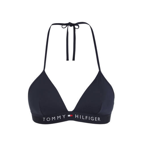 Tommy Hilfiger Tommy Hilfiger voorgevormde triangel bikinitop donkerblauw