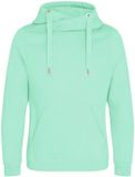 Just Hoods Cross Neck Hoodie JH021 - PEPPERMINT - XS