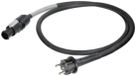 Neutrik 1027576 Aansluitkabel Stroom Zwart 1.50 m