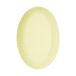 Aida Confetti Citron Plat ovale, 25,5x36 cm