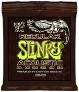 Ernie Ball 2146 Acoustic Guitar Regl Slinky 012 - 054 snarenset