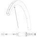 Mavic Rayons Cosmic SL 40 RB 9 pièces