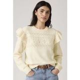 Levi's Shane Sweater à Manches Volantes Taille : XL | Sweaters Outlet | Femme | Écru