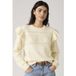 Levi's Shane Sweater à Manches Volantes Taille : XL | Sweaters Outlet | Femme | Écru