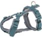 TRIXIE Harnais à cordon Premium, taille S, 36-44 cm, 15 mm, gris pétrole/graphite