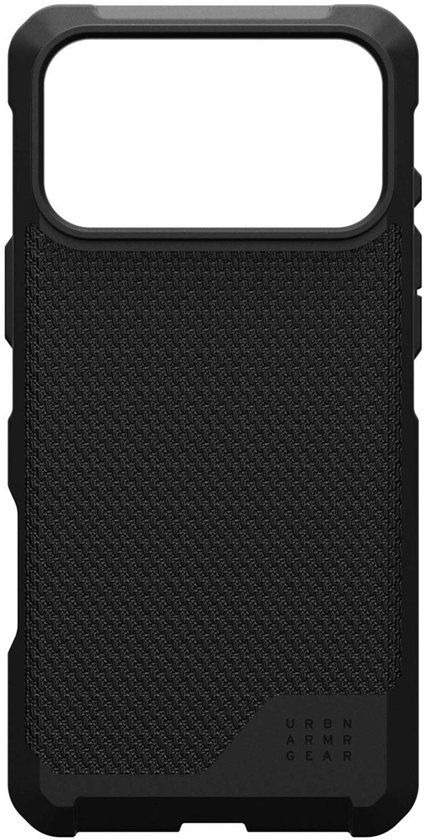 Urban Armor Gear Metropolis LT MagSafe Case voor iPhone 17 Pro - Zwart