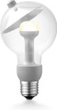 Home Sweet Home Design Source lumineuse LED Move Me - Argent - G80 Cône ampoule LED