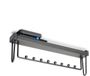 Emuca Quartz Hanger de placard extensible, Plastique et Aluminium, Titane
