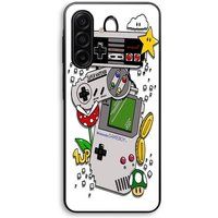 Maniacase Hoesje voor Samsung Galaxy A57 Vintage old school Nintendo-consoles