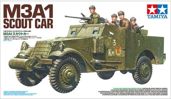 Tamiya M3A1 Scout Car - 4950344353637