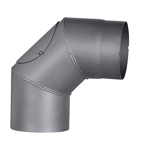FIREFIX W100/1 RD150/BT rookpijp, zwart