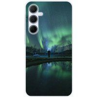 Samsung Galaxy A35 5G Aurores boreales siliconen hoesje