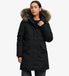 Superdry Everest Parka Jas met Capuchon Dames Zwart L