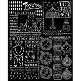 Stamperia Dikke Stencils Teddybeer